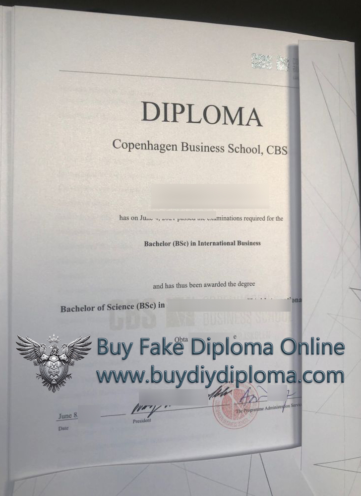 Copenhagen Business School diploma