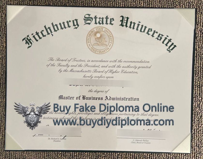 Fitchburg State University diploma