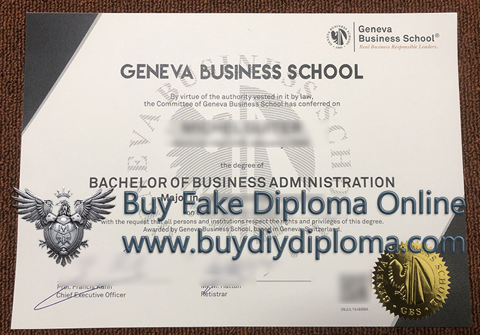 Geneva Business School BBA degree