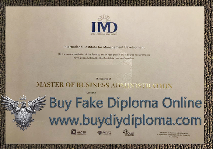 IMD MBA degree