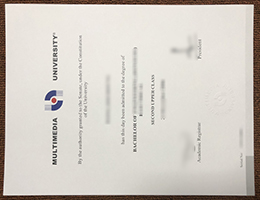 Multimedia University Degree Certificate