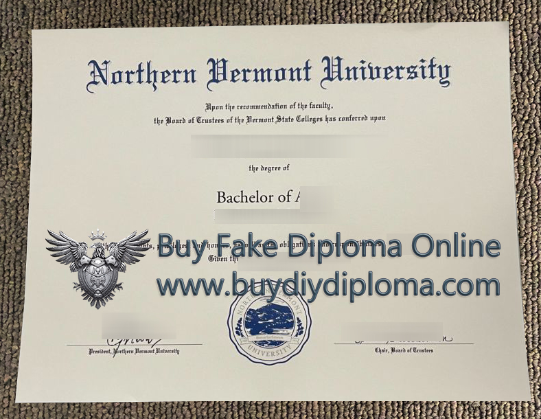 Northern Vermont University Diploma