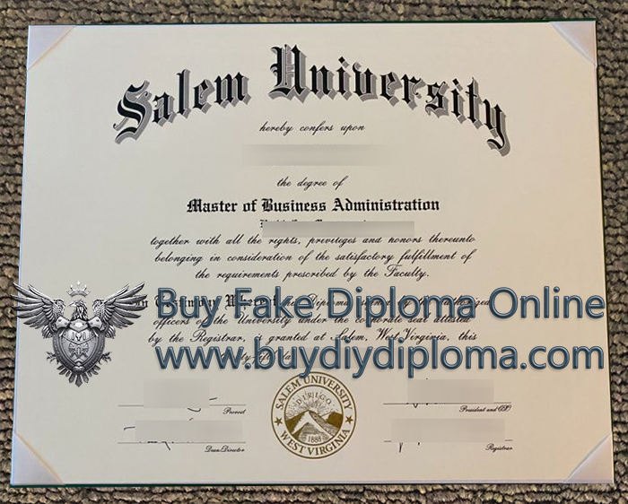 Salem University diploma