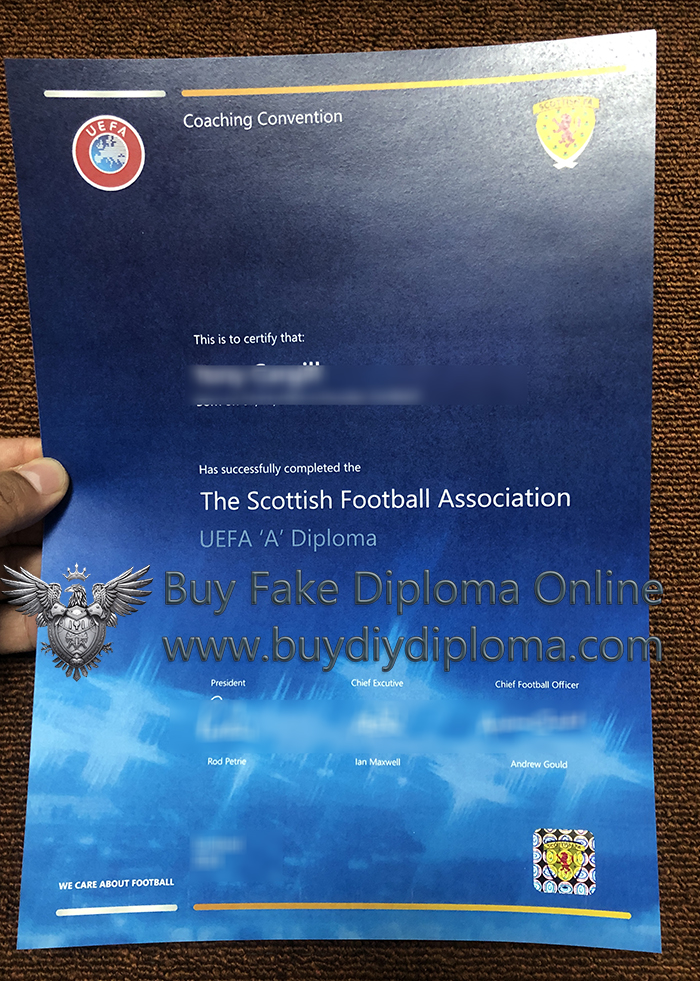 Scottish Football Association UEFA A Diploma