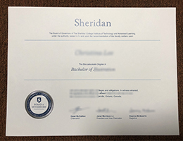 Sheridan College Bachelor‘s degree sample