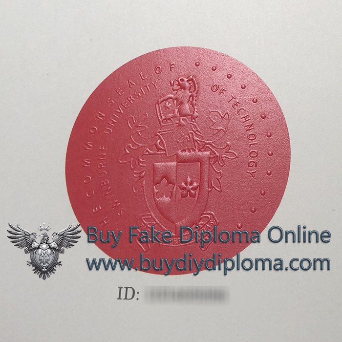 Swinburne University of Technology diploma embossed seal