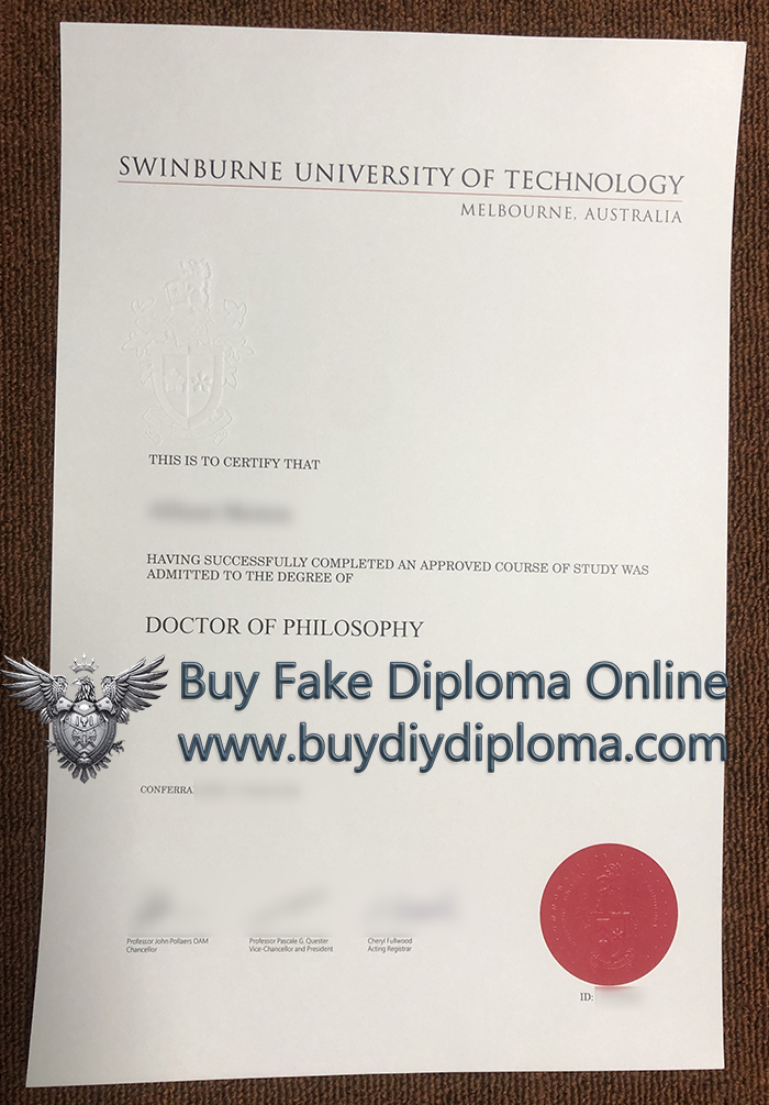 Swinburne University of Technology diploma