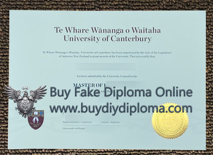 University of Canterbury diploma