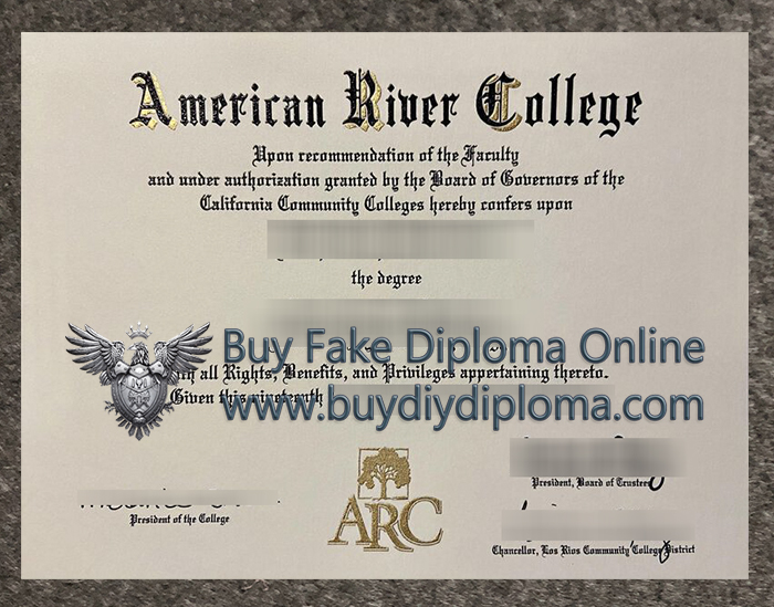 American River College diploma