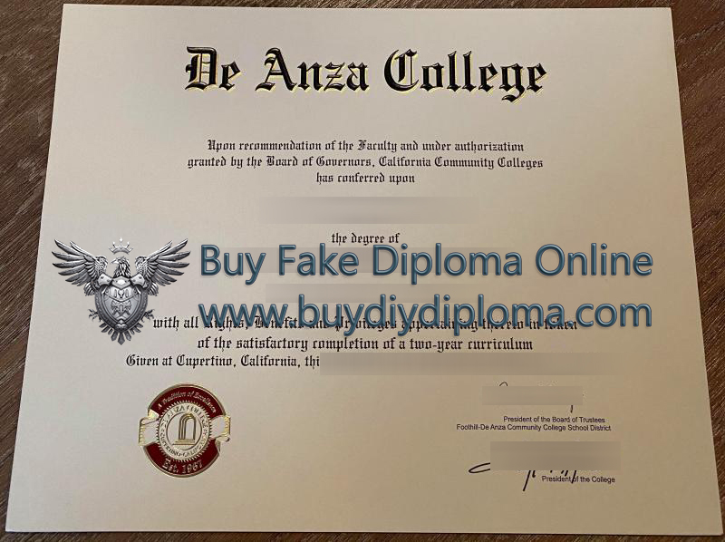 De Anza College Diploma