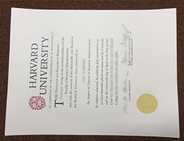 Harvard diploma certificate