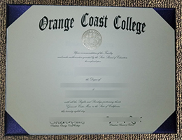 Orange Coast College diploma