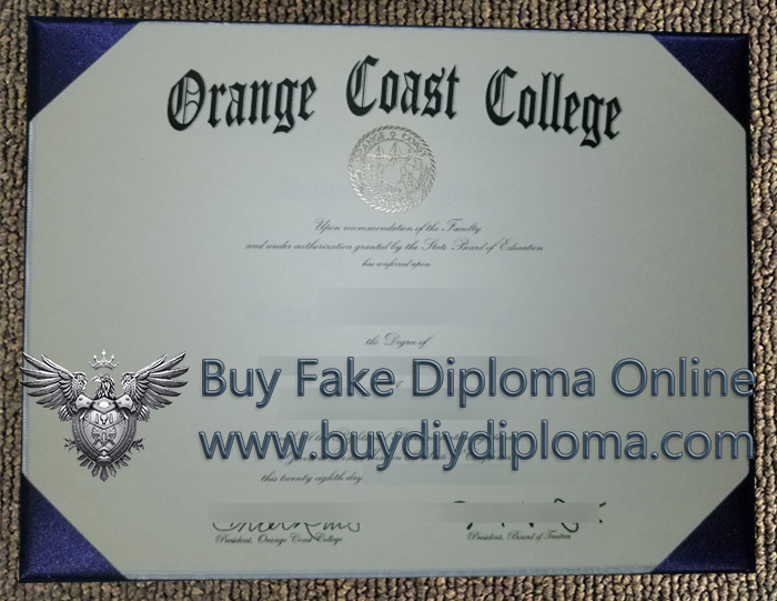 Orange Coast College diploma