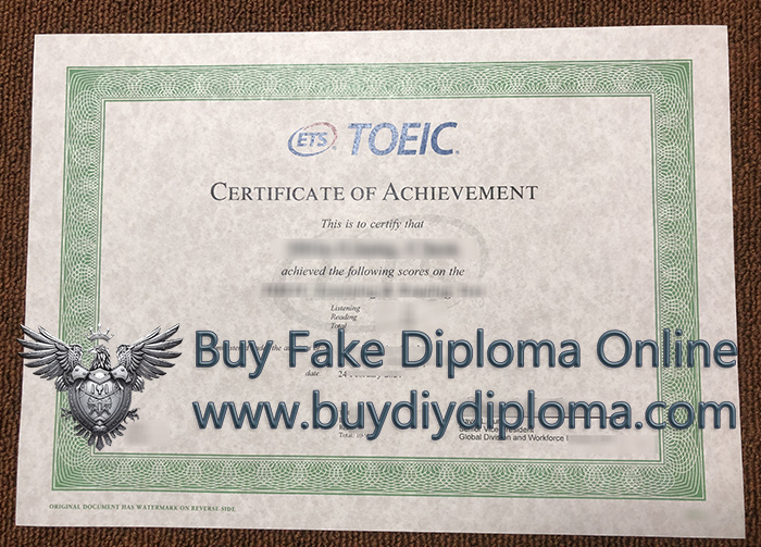 TOEIC Certificate