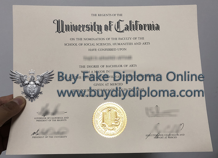 UC Merced diploma