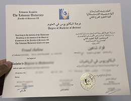 Lebanese University diploma