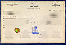 Prince Sultan University diploma certificate