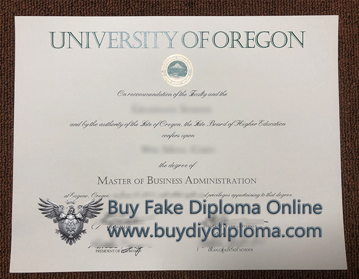 University of Oregon MBA degree