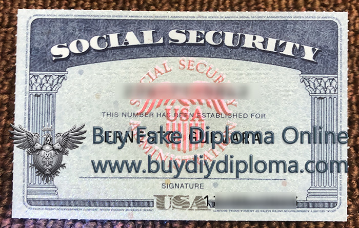 US Social Security Card US Social Security Card