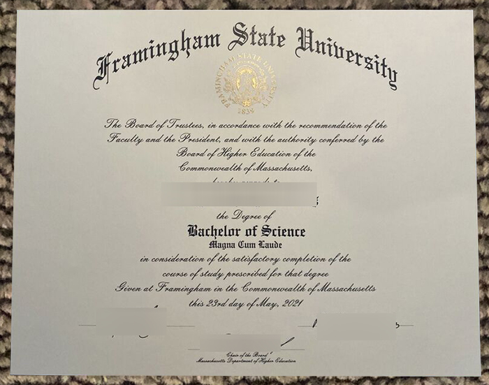 Framingham State University degree
