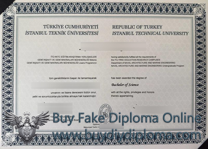 İstanbul Teknik Üniversitesi degree