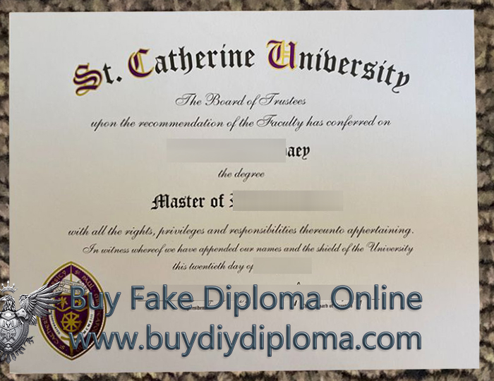 St. Catherine University diploma