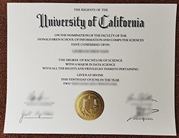 University of California, Irvine diploma sample
