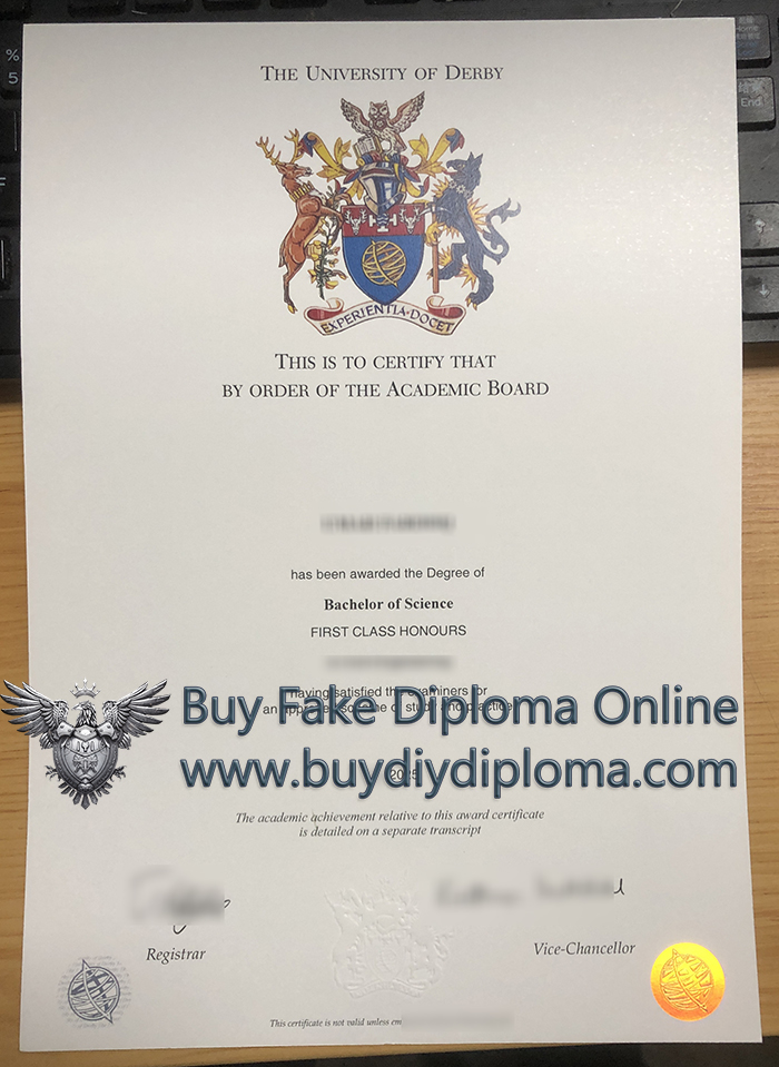 University of Derby Bachelor of Science degree University of Derby Bachelor of Science degree
