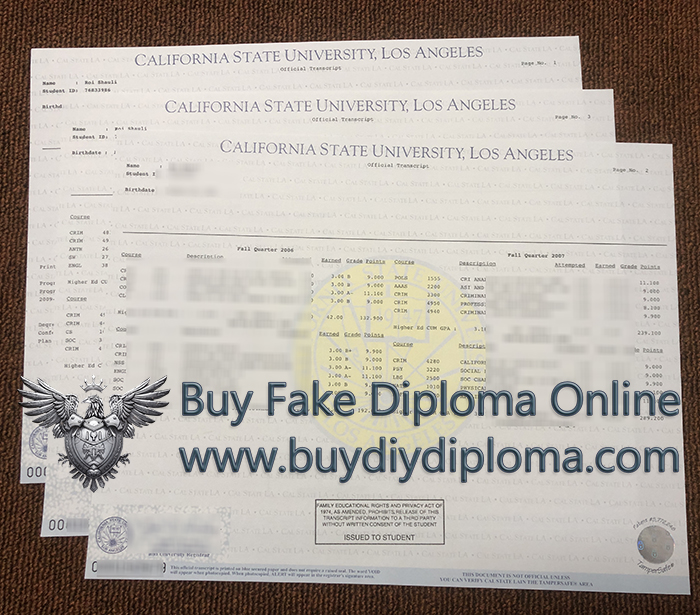 Cal State LA Transcript Cal State LA Transcript