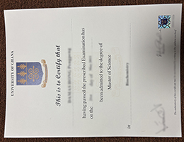 University Of Ghana Degree Certificate