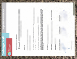 Aeres Hogeschool degree sample