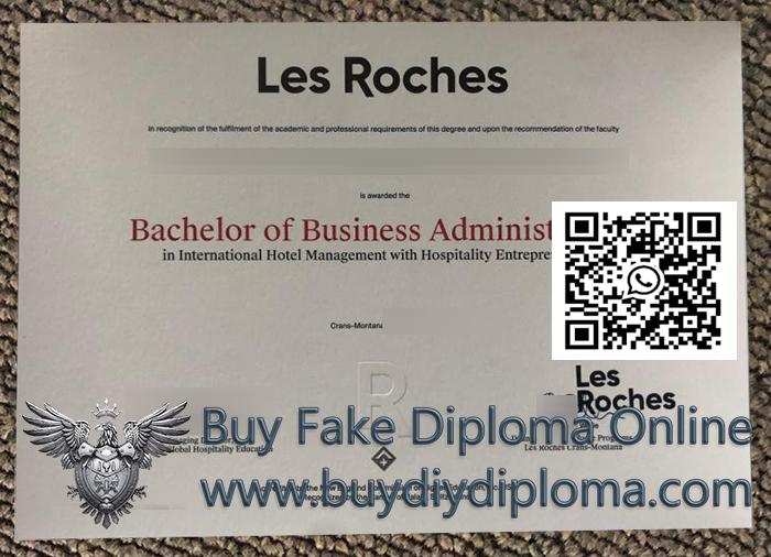 Les Roches degree Les Roches degree