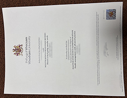 Wrexham University degree Certificate