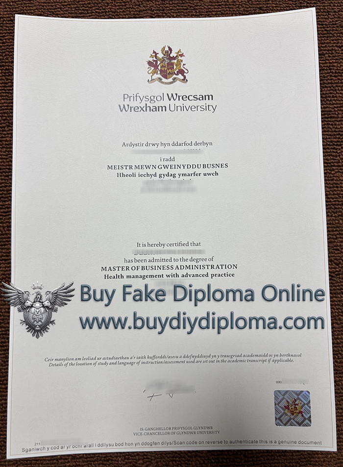 Wrexham University degree