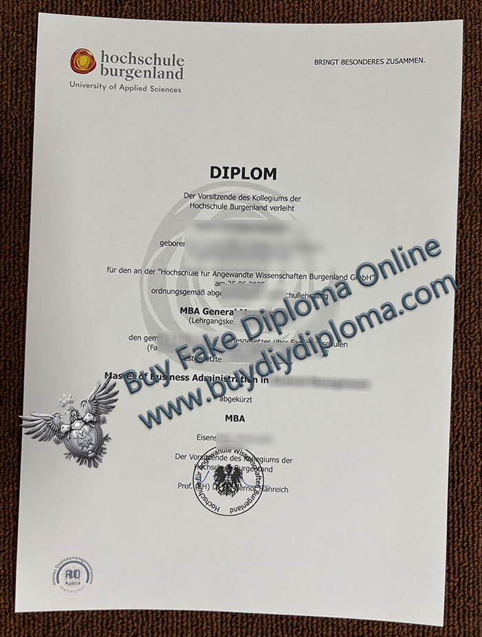 Hochschule Burgenland Diplom