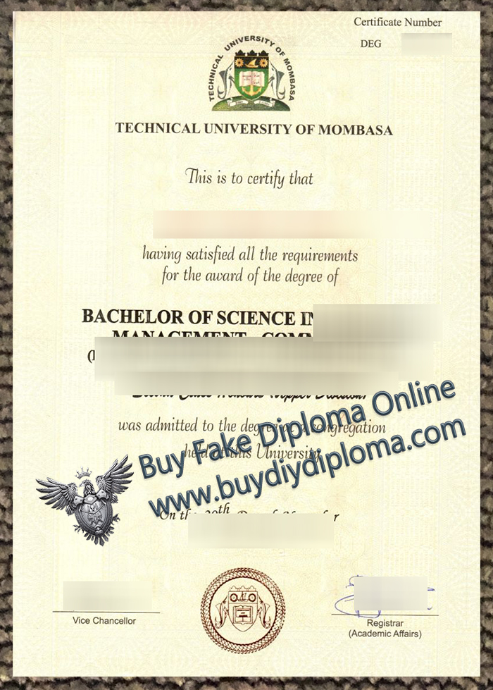 Technical University of Mombasa diploma