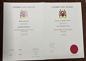 Universiti Sains Malaysia degree certificate
