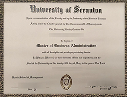 University of Scranton degree