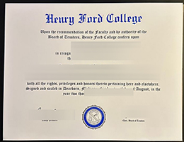 Henry Ford College (HFC) degree