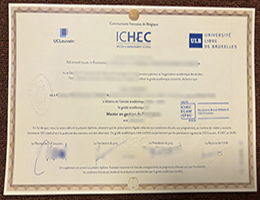 UCLouvain Saint-Louis Bruxelles degree, UCLouvain Saint-Louis Bruxelles diploma