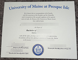 UMPI diploma certificate