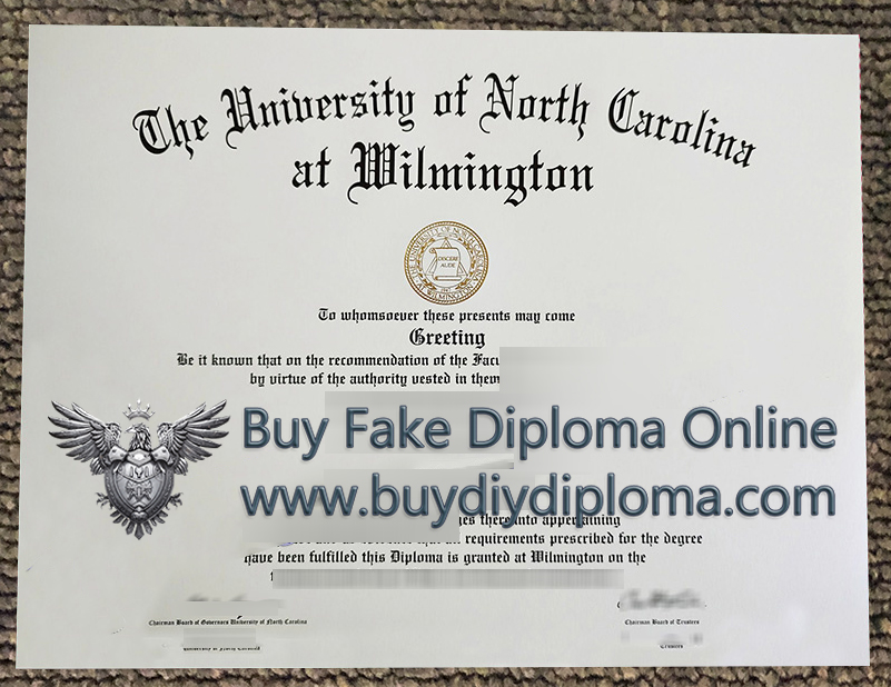 UNCW diploma UNCW diploma