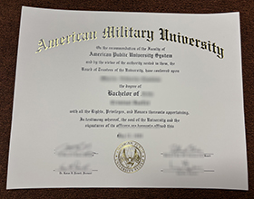 American Military University diploma