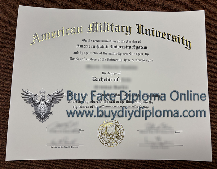 American Military University diploma