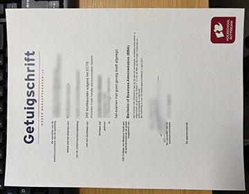 Hogeschool Rotterdam diploma sample