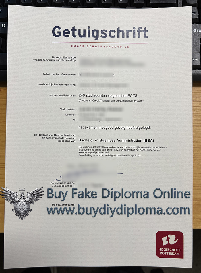 Hogeschool Rotterdam diploma