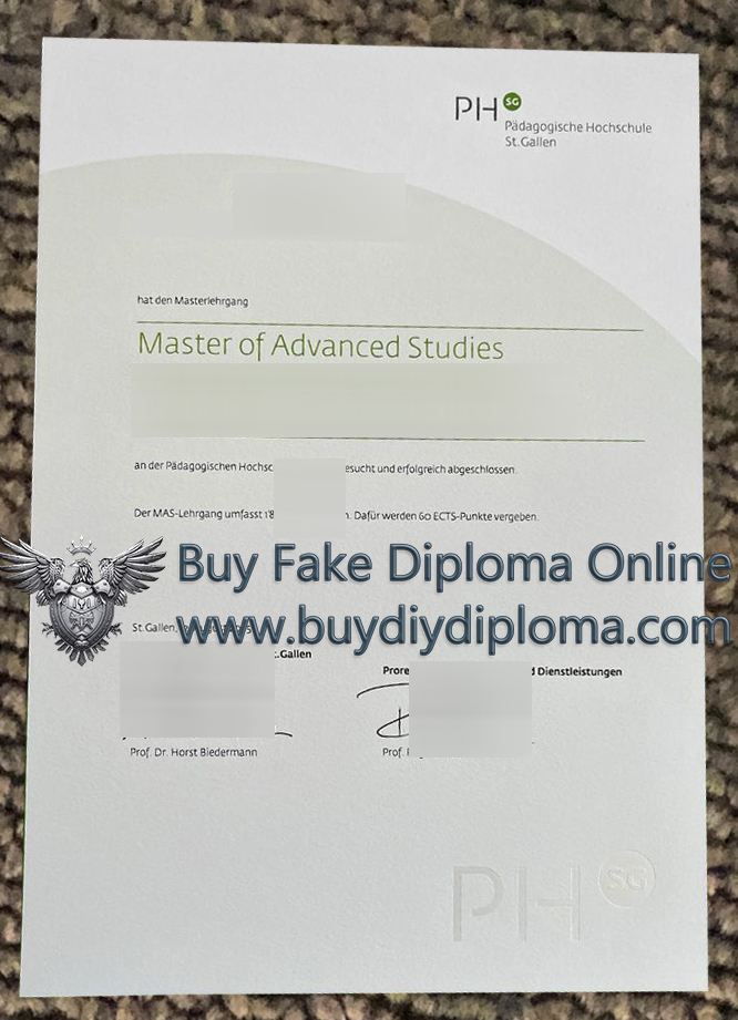 Pädagogische Hochschule St. Gallen diploma