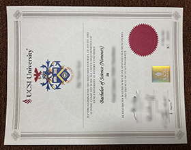 UCSI University degree certificate