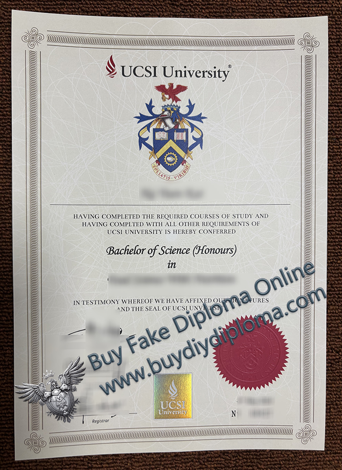 UCSI University degree