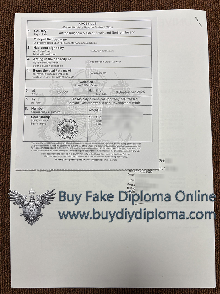 verifiable UK apostille